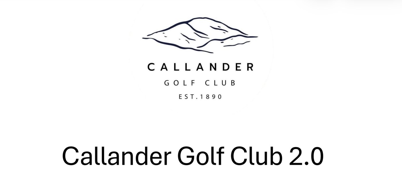 Callander Golf Club 2.0 presentation cover